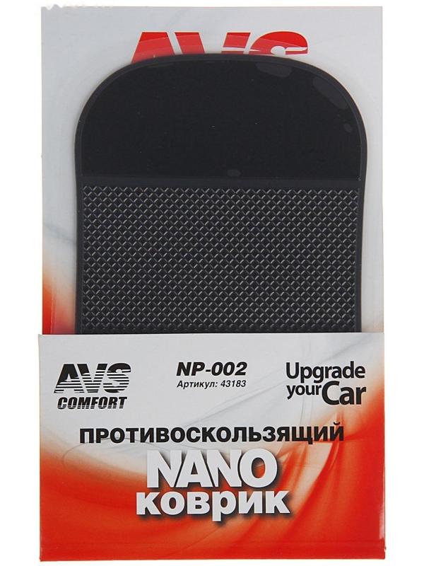 Противоскользящий коврик AVS NP-002, чёрный, 15 х 9 см