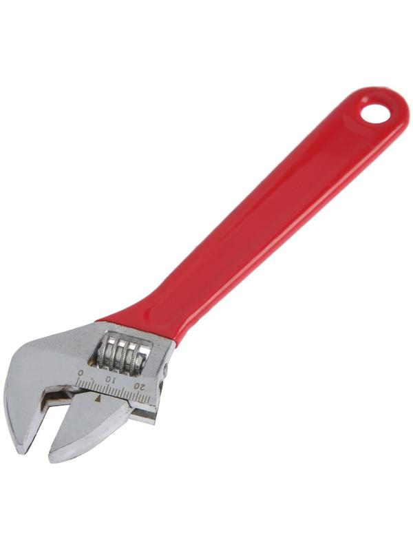 Ключ разводной ЛОМ, обрезиненная рукоятка, 200 мм