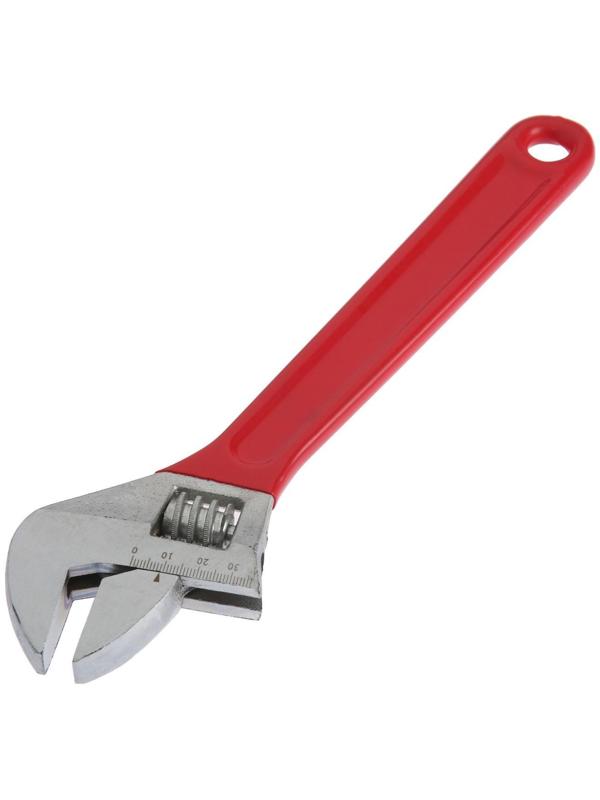 Ключ разводной ЛОМ, обрезиненная рукоятка, 300 мм