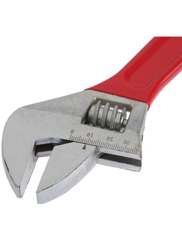 Ключ разводной ЛОМ, обрезиненная рукоятка, 300 мм