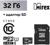 Карта памяти Mirex microSD, 32 Гб, SDHC, UHS-I, класс 10, с адаптером SD