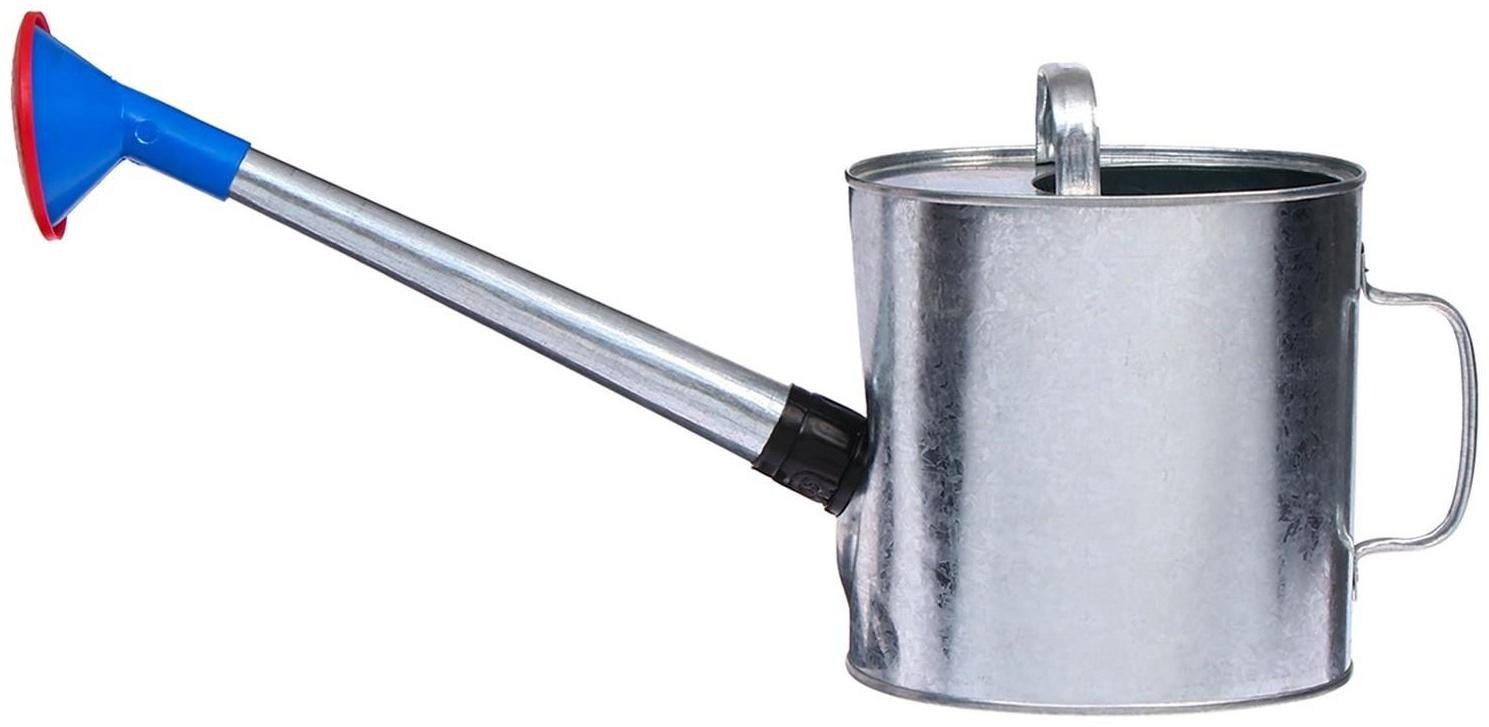 Лейка, 8 л, с рассеивателем, оцинкованная