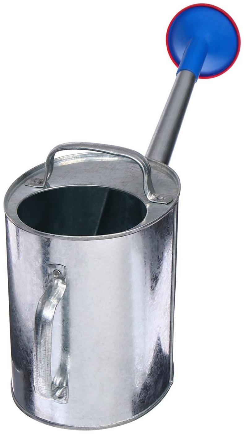 Лейка, 8 л, с рассеивателем, оцинкованная