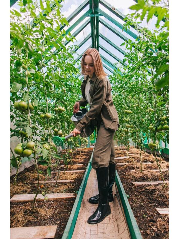 Лейка, 8 л, с рассеивателем, оцинкованная