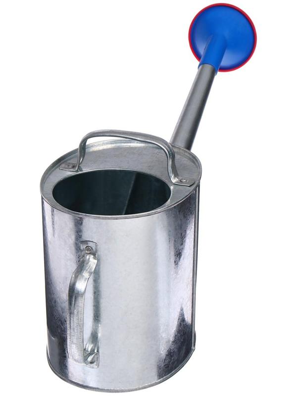 Лейка, 8 л, с рассеивателем, оцинкованная