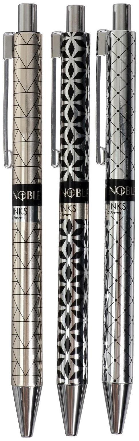 Ручка шариковая, автоматическая Vinson Noble 0.7 мм, стержень синий, масляный