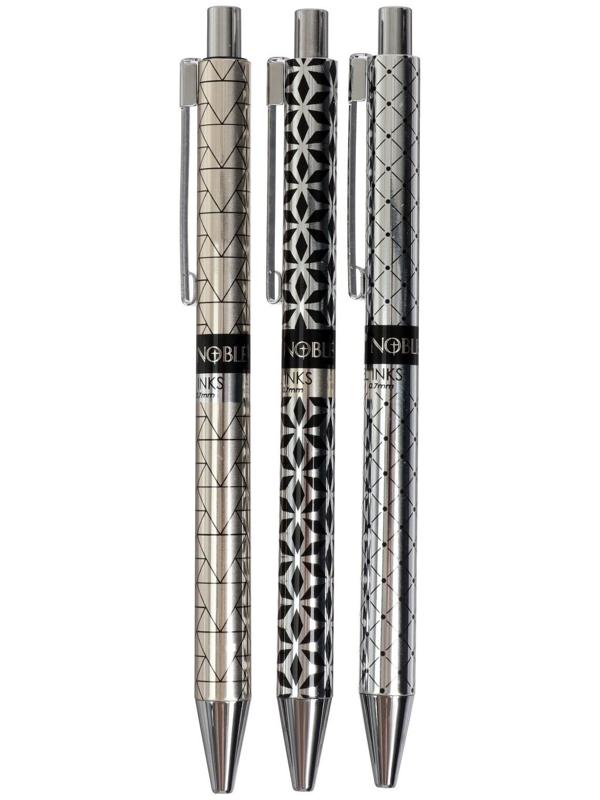 Ручка шариковая, автоматическая Vinson Noble 0.7 мм, стержень синий, масляный