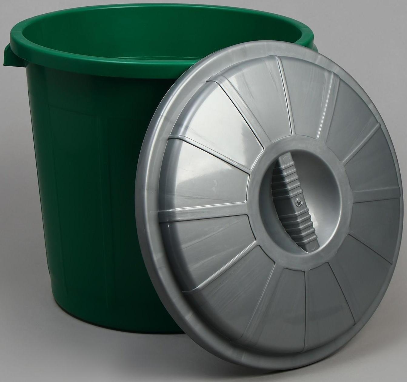 Бак хозяйственно-бытовой «Колор», 40 л, с крышкой, цвет МИКС