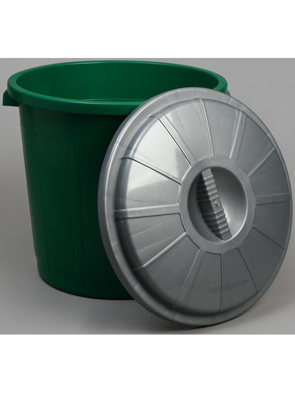 Бак хозяйственно-бытовой «Колор», 40 л, с крышкой, цвет МИКС