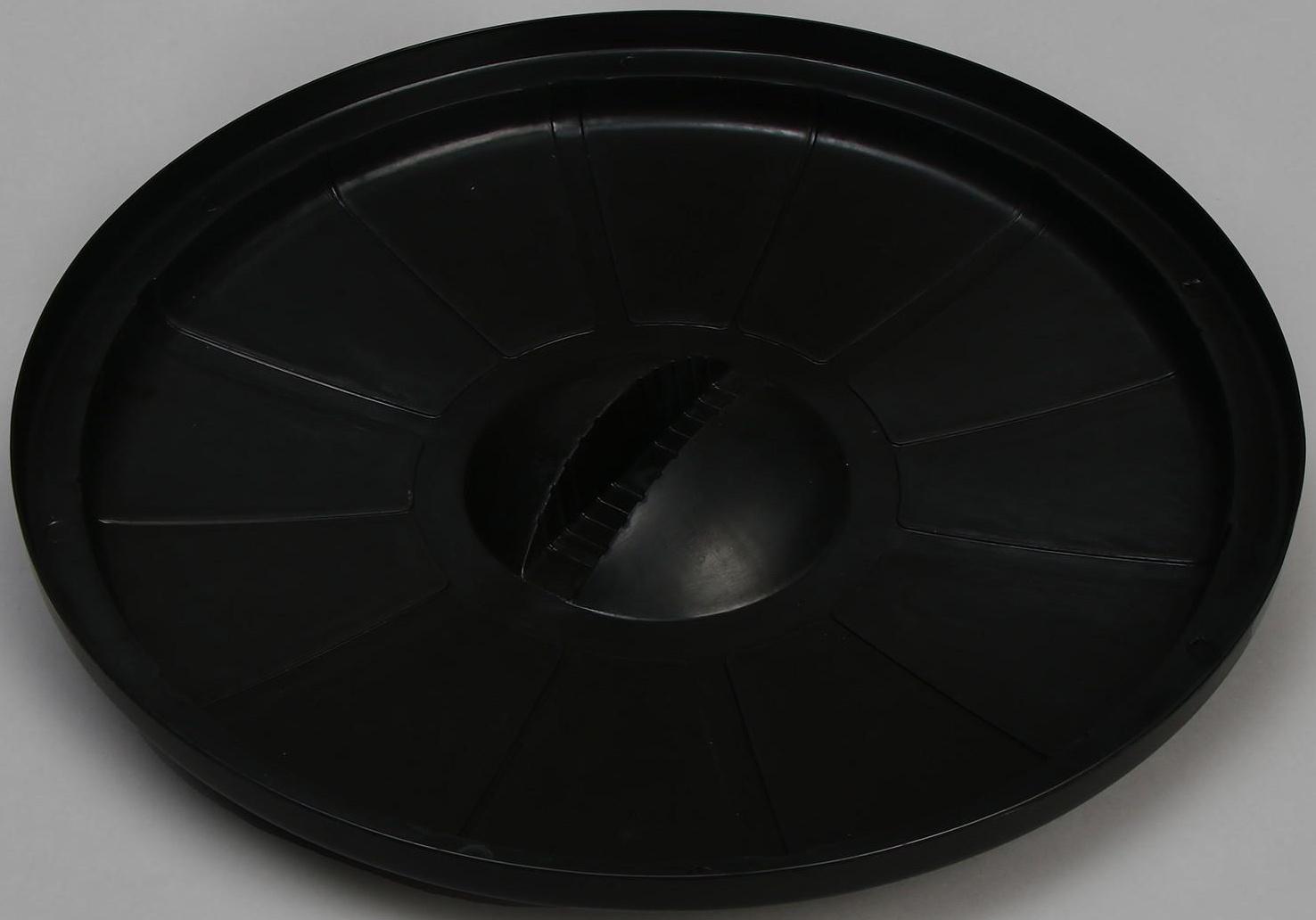 Бак хозяйственно-бытовой, 50 л, с крышкой, чёрный