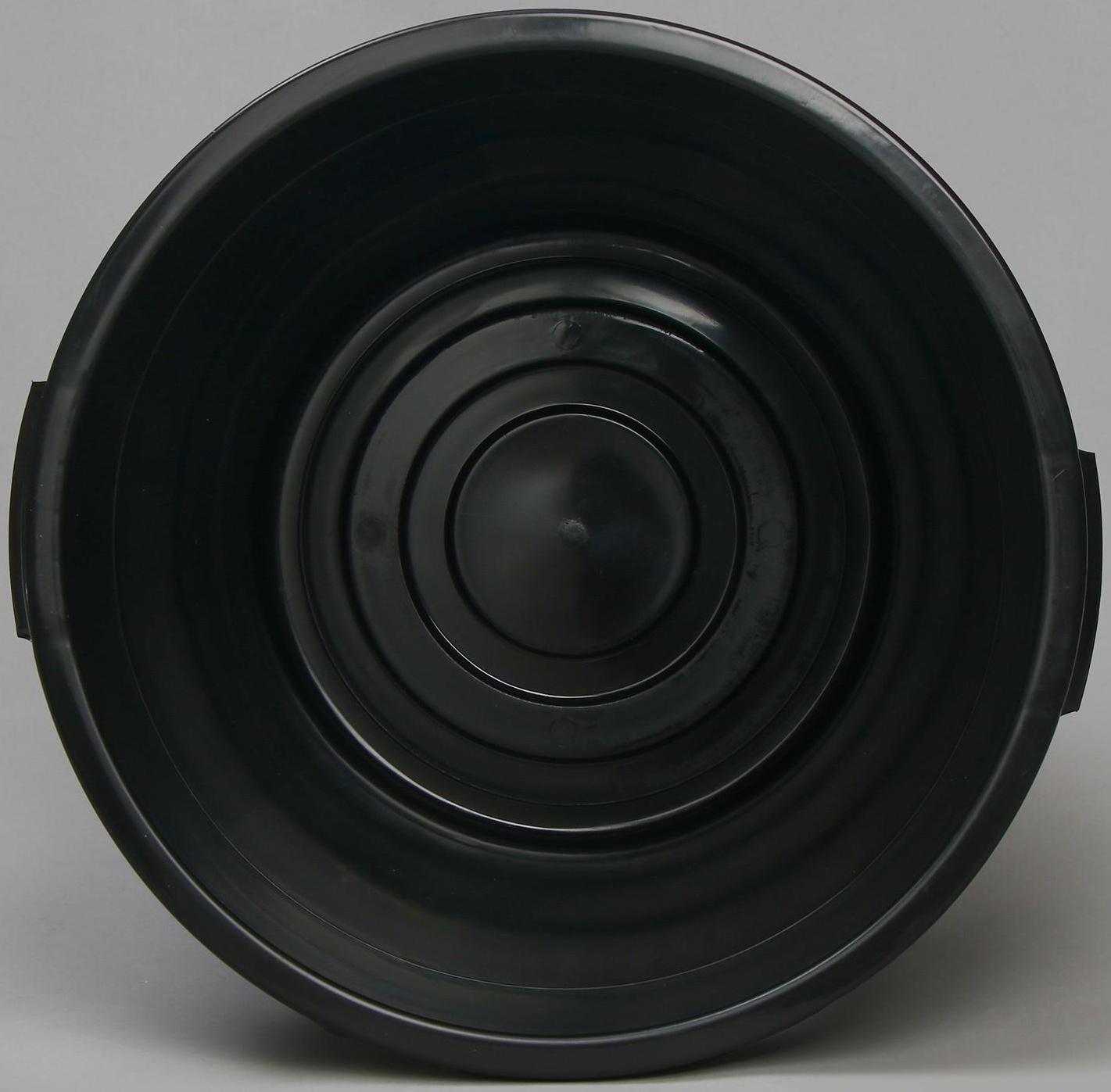 Бак хозяйственно-бытовой, 50 л, с крышкой, чёрный