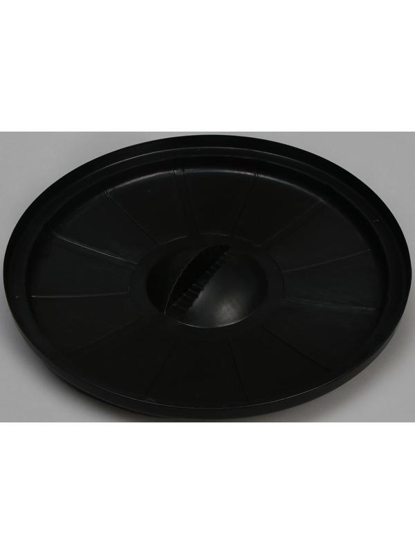 Бак хозяйственно-бытовой, 50 л, с крышкой, чёрный