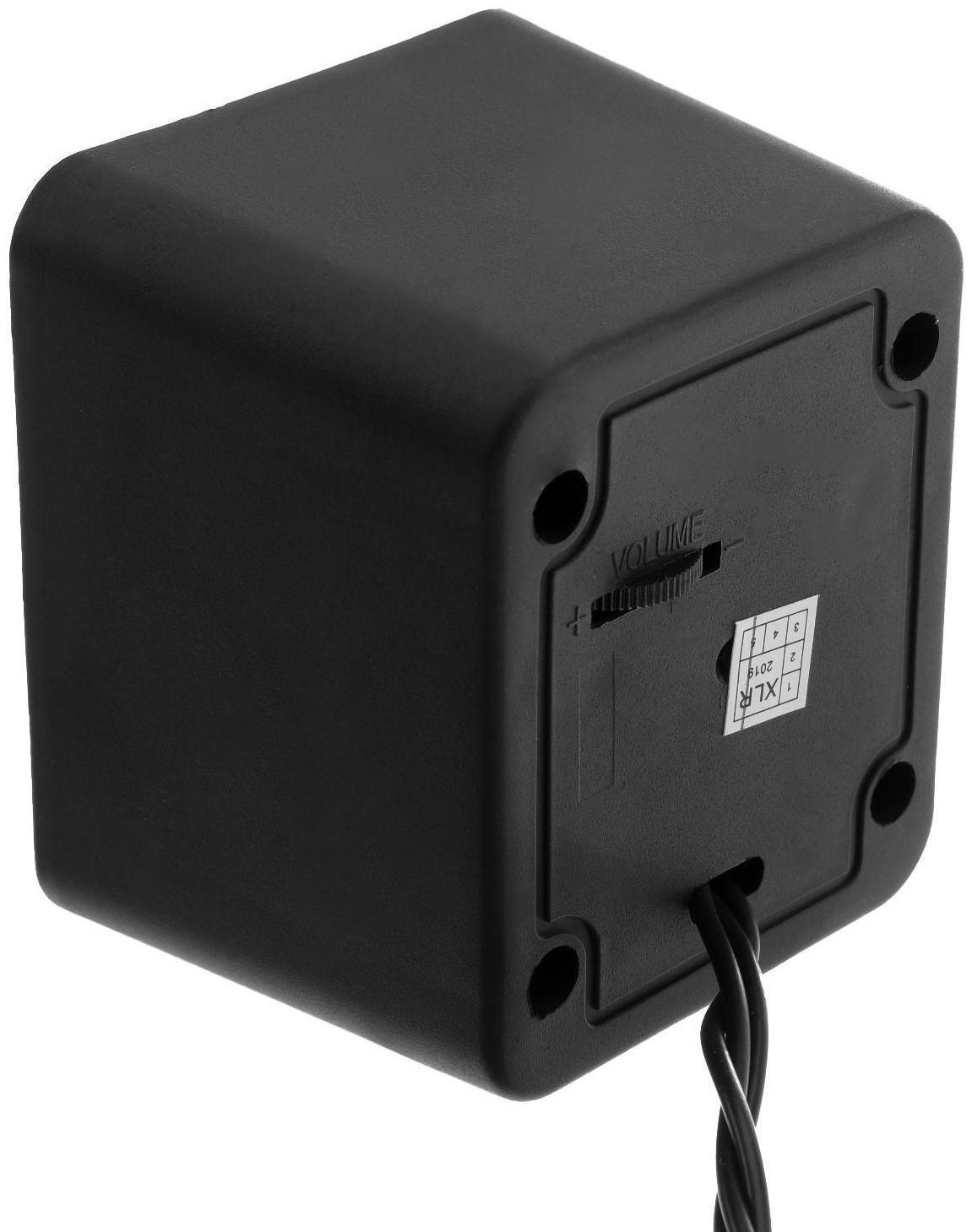 Компьютерные колонки 2.0 LuazON ES-01, Jack 3.5, USB, сине-чёрные