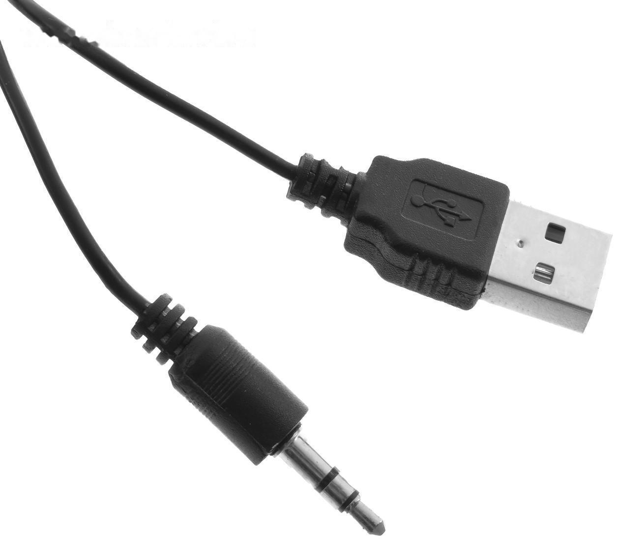Компьютерные колонки 2.0 LuazON ES-01, Jack 3.5, USB, сине-чёрные