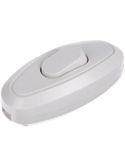 Выключатель на шнур TDM, 6 А, 250 В, белый