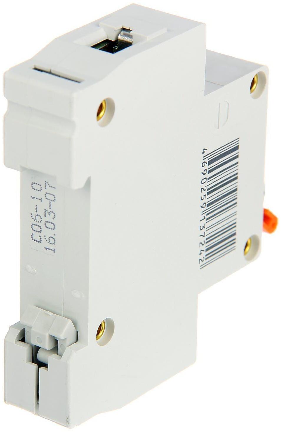 Выключатель автоматический TDM ВА47-63, 1п, 6 А, 4.5 кА