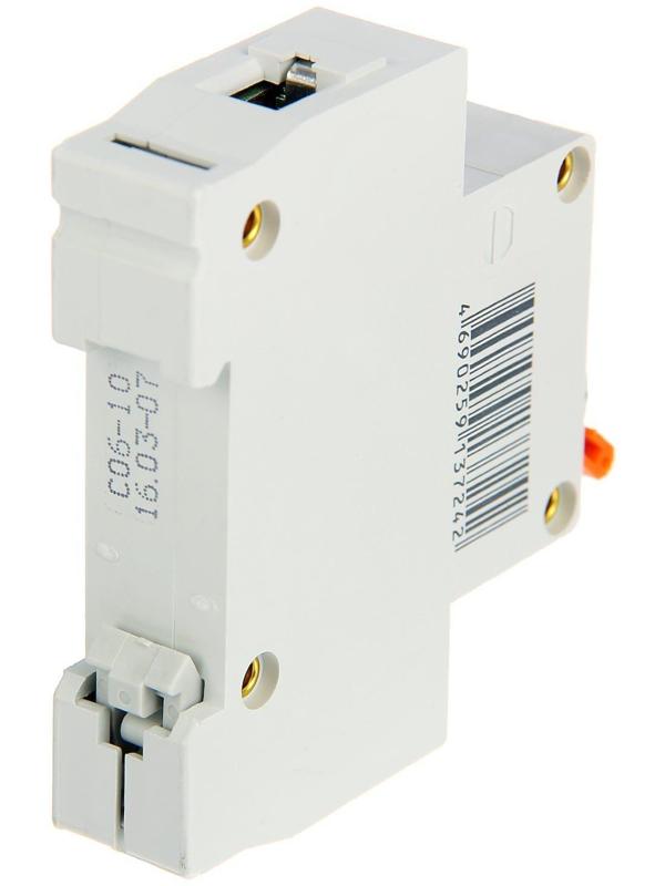 Выключатель автоматический TDM ВА47-63, 1п, 6 А, 4.5 кА