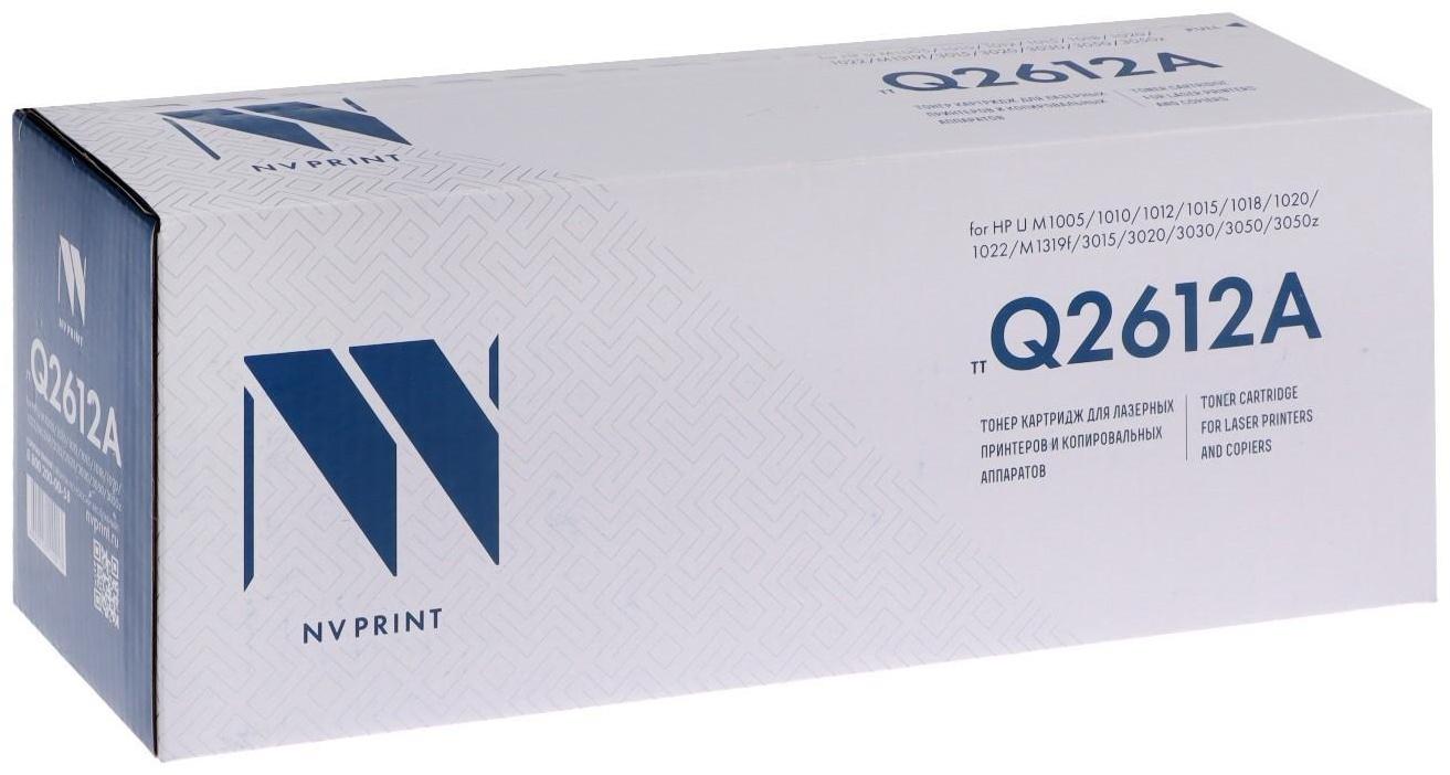 Картридж NV PRINT Q2612A для HP LaserJet 1010/1012/1015/1020/1022/3015/3020/3030 (2000k)