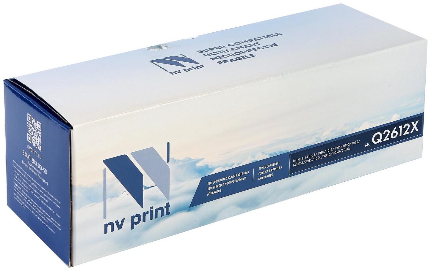 Картридж NV PRINT Q2612X для HP LJM1005/1010/1012/1015/1020/M1319/3015/3020/3030/3050(3500k)