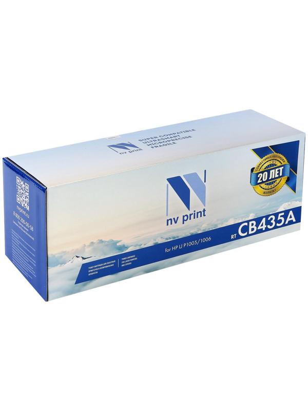 Картридж NV PRINT CB435A для HP LaserJet P1005/P1006 (1500k), черный