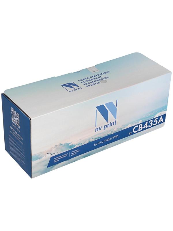 Картридж NV PRINT CB435A для HP LaserJet P1005/P1006 (1500k), черный