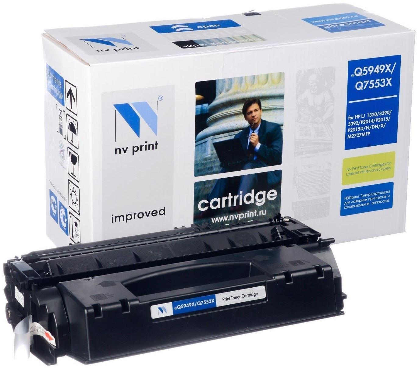 Картридж NV PRINT Q5949X/Q7553X для HP LaserJet 1320/3390/3392/P2014/P2015/M2727 (7000k)