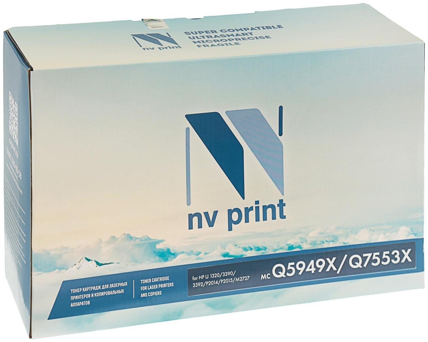 Картридж NV PRINT Q5949X/Q7553X для HP LaserJet 1320/3390/3392/P2014/P2015/M2727 (7000k)
