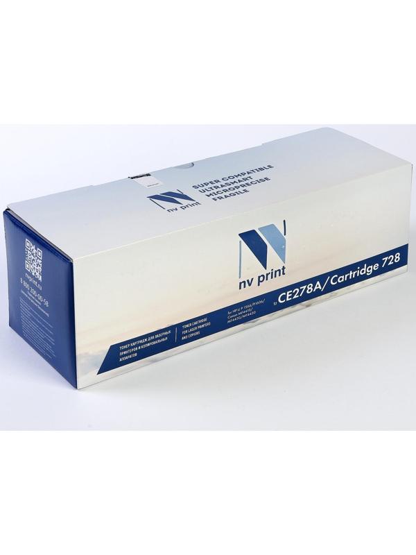 Картридж NV PRINT CE278A/728 для HP LJ P1566/P1606/M1536 и Canon MF4410/4430/4450 (2100k)