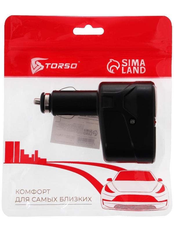 Разветвитель прикуривателя TORSO, 2 гнезда, 12/24 В