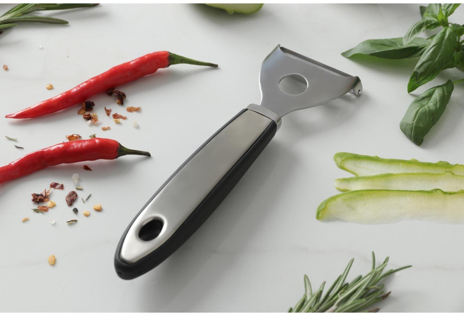 Овощечистка Доляна Blаde, 18 см, ручка sоft tоuch, цвет МИКС