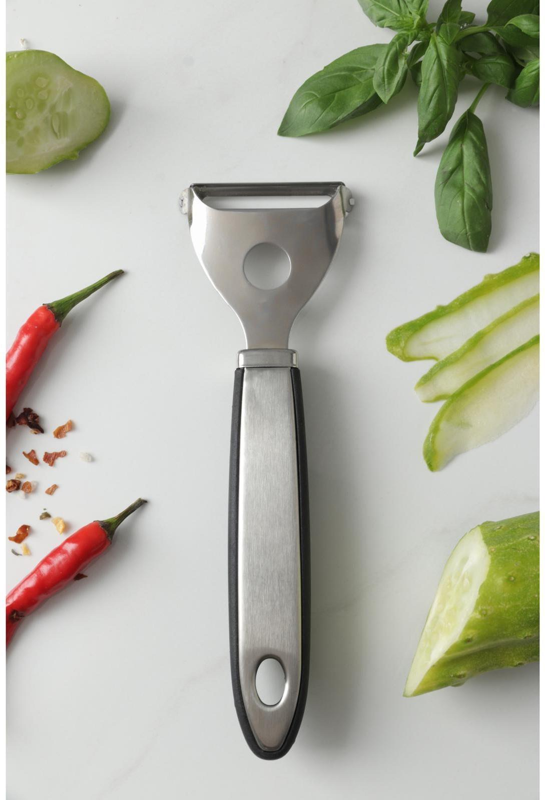 Овощечистка Доляна Blаde, 18 см, ручка sоft tоuch, цвет МИКС