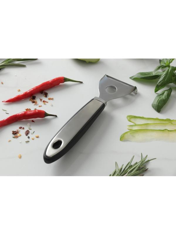 Овощечистка Доляна Blаde, 18 см, ручка sоft tоuch, цвет МИКС