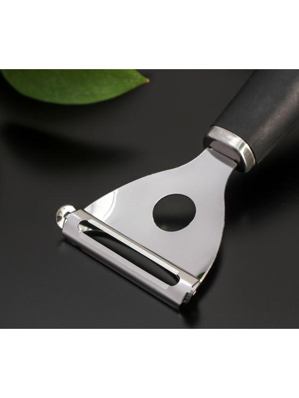 Овощечистка Доляна Blаde, 18 см, ручка sоft tоuch, цвет МИКС