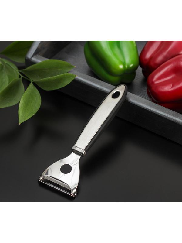 Овощечистка Доляна Blаde, 18 см, ручка sоft tоuch, цвет МИКС