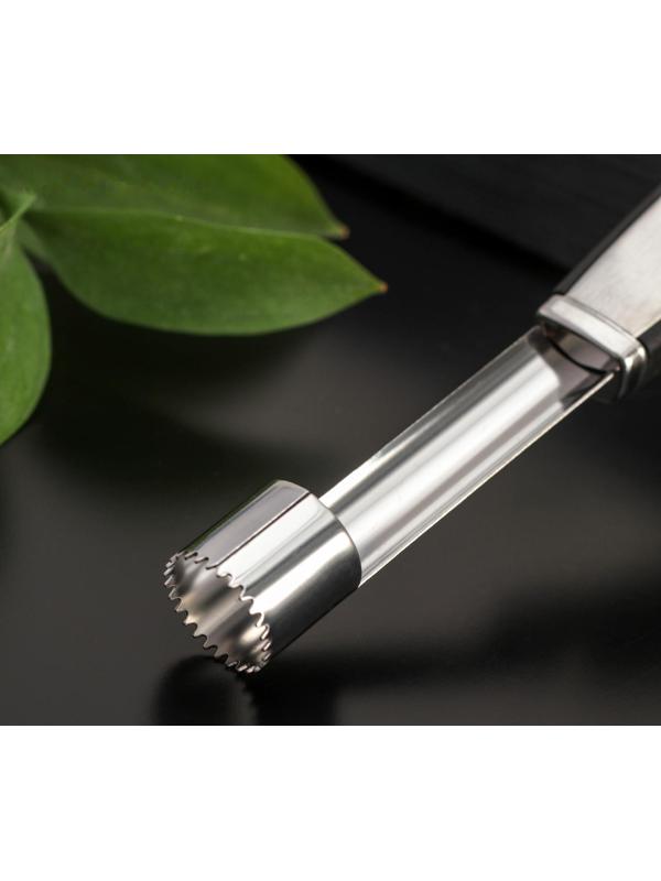 Нож для сердцевины Доляна Blade, 21 см, ручка soft touch, цвет чёрный