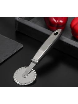 Нож для пиццы и теста Доляна Blade, 20 см, ручка soft touch, цвет чёрный