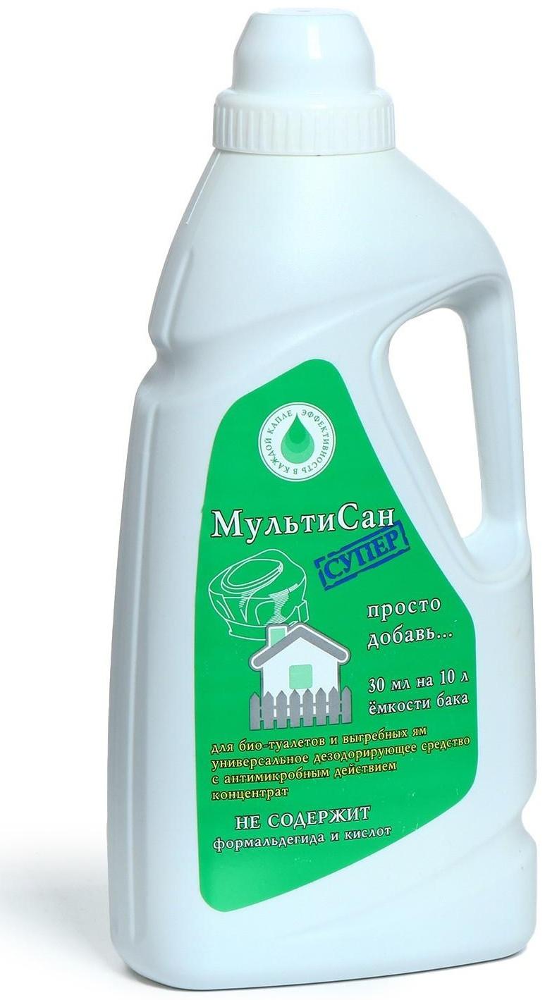 Жидкость для биотуалета универсальная «Мультисан Супер», концентрат, 1 л