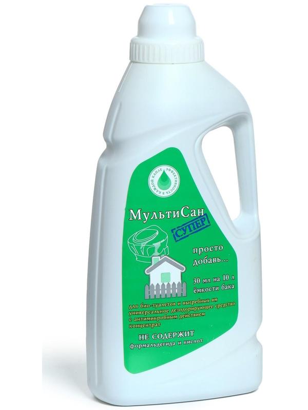 Жидкость для биотуалета универсальная «Мультисан Супер», концентрат, 1 л