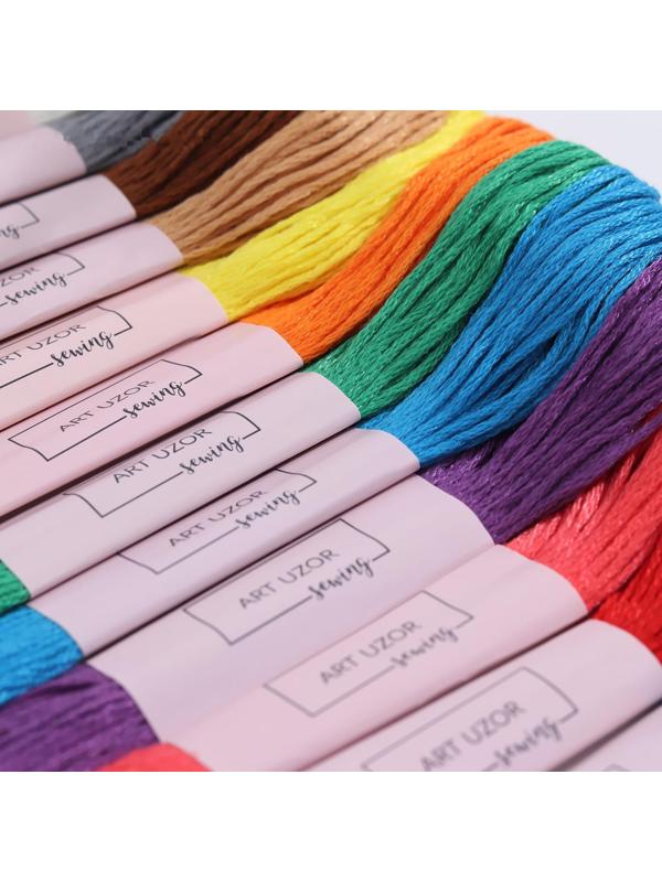 Набор ниток мулине №2, 8 ± 1 м, 12 шт