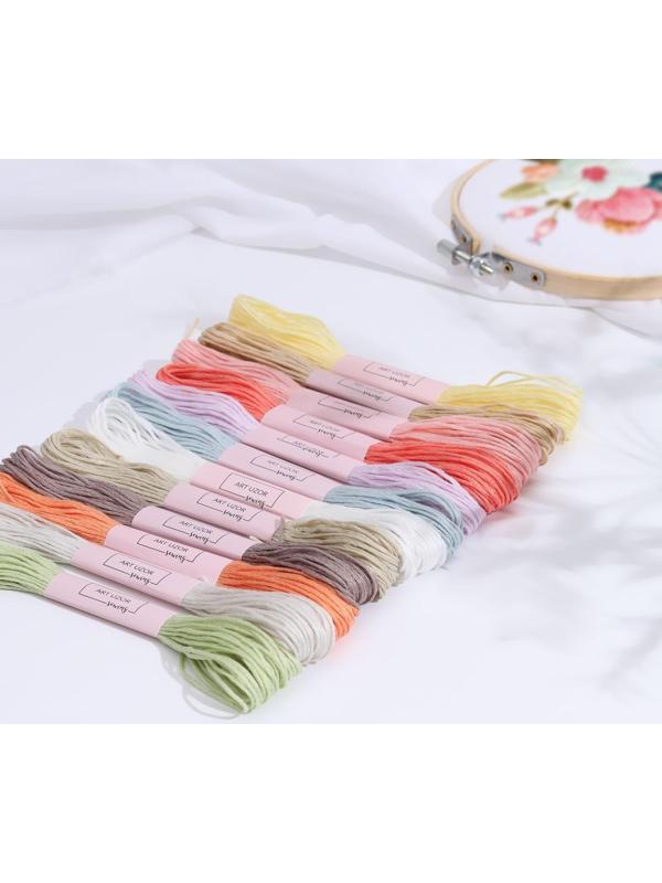 Набор ниток мулине №4, 8 ± 1 м, 12 шт