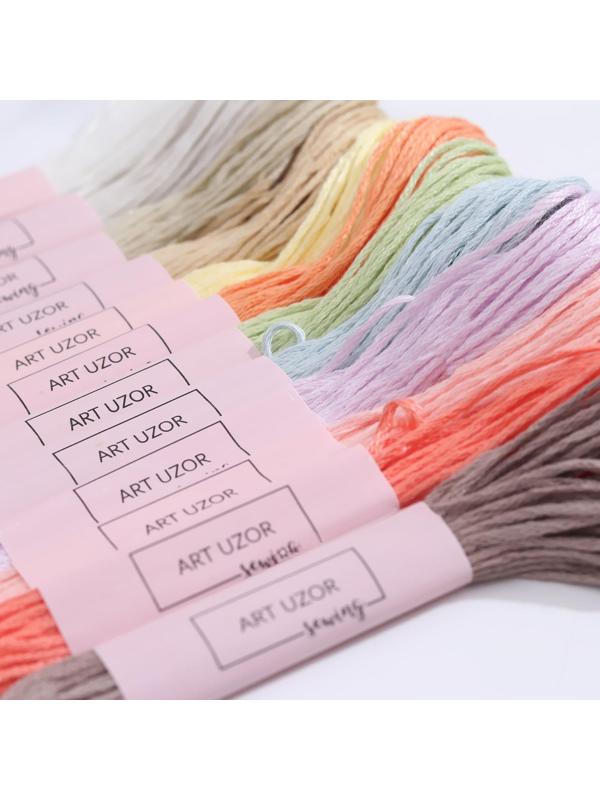 Набор ниток мулине №4, 8 ± 1 м, 12 шт