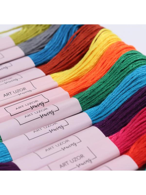 Набор ниток мулине №5, 8 ± 1 м, 12 шт