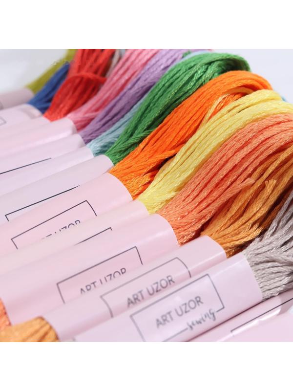 Набор ниток мулине, №1 - №5, 8 ± 1 м, 24 шт