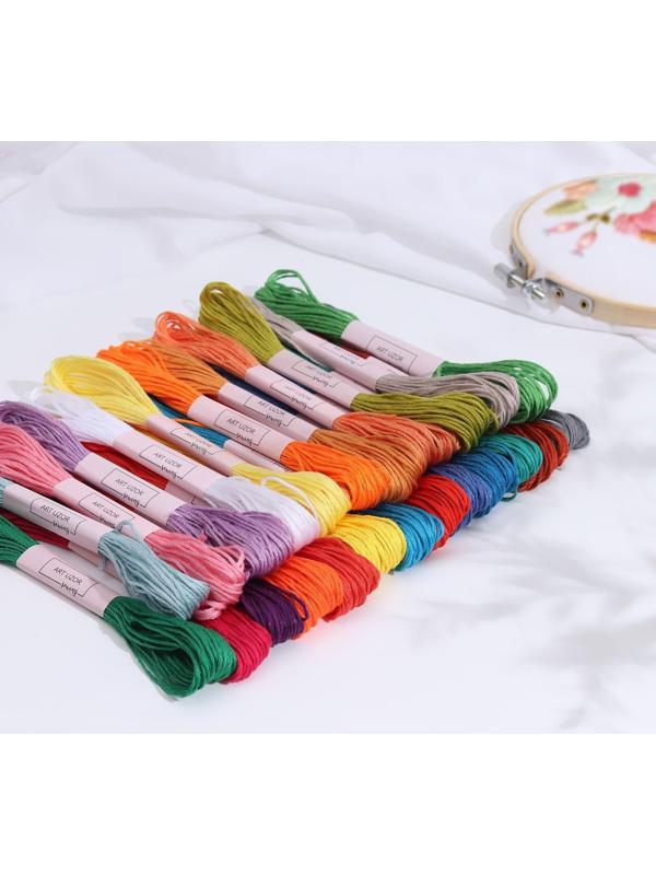 Набор ниток мулине, №1 - №5, 8 ± 1 м, 24 шт