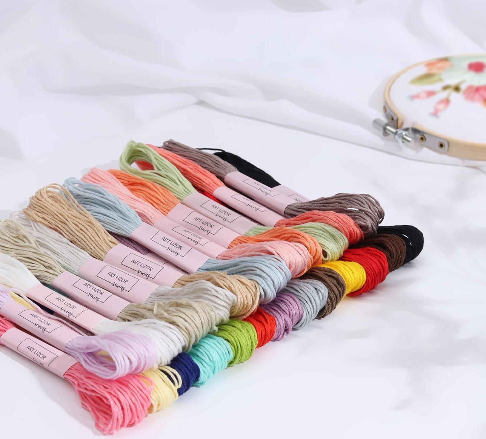 Набор ниток мулине, №3/4, 8 ± 1 м, 24 шт