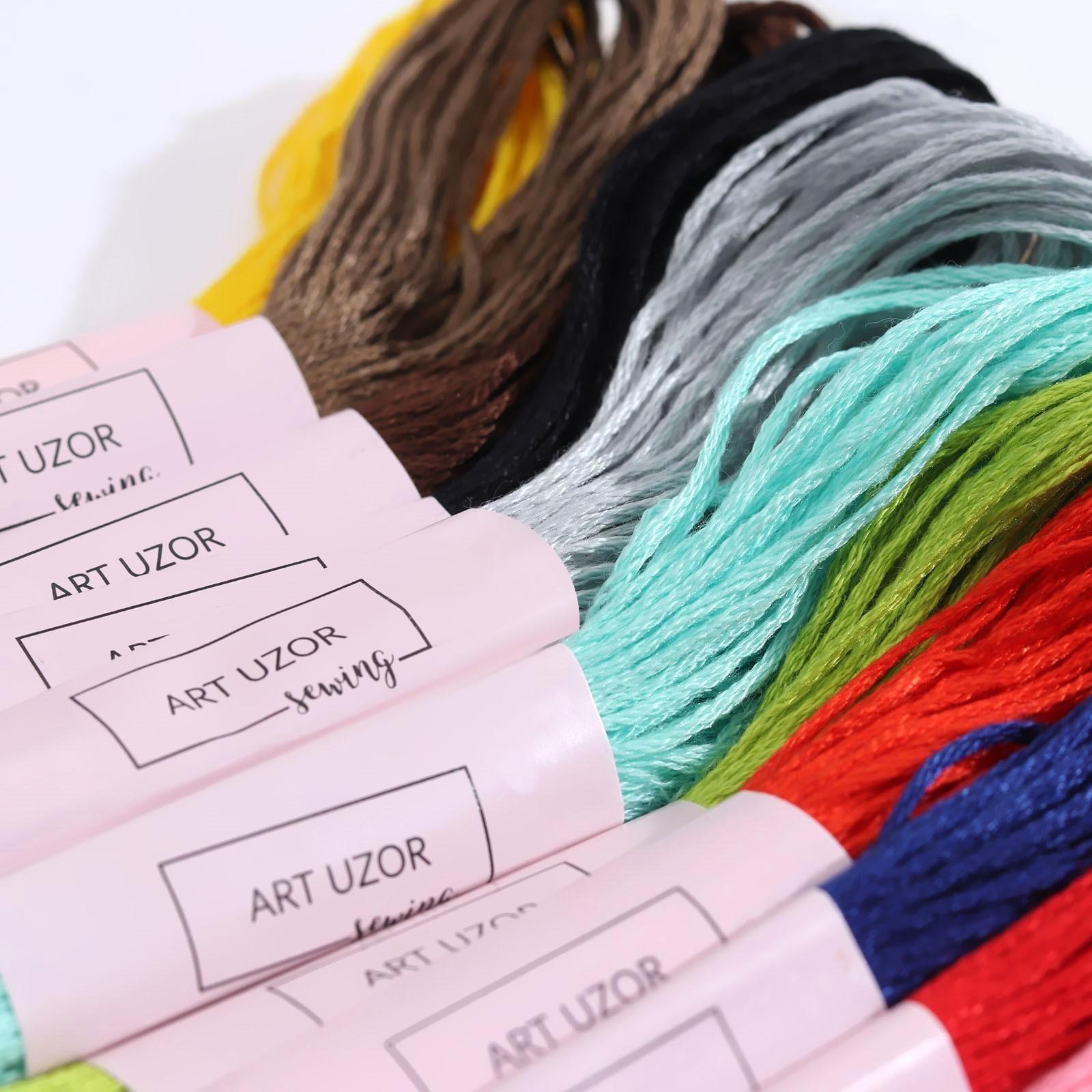 Набор ниток мулине, №3/4, 8 ± 1 м, 24 шт