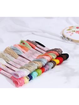 Набор ниток мулине, №3/4, 8 ± 1 м, 24 шт