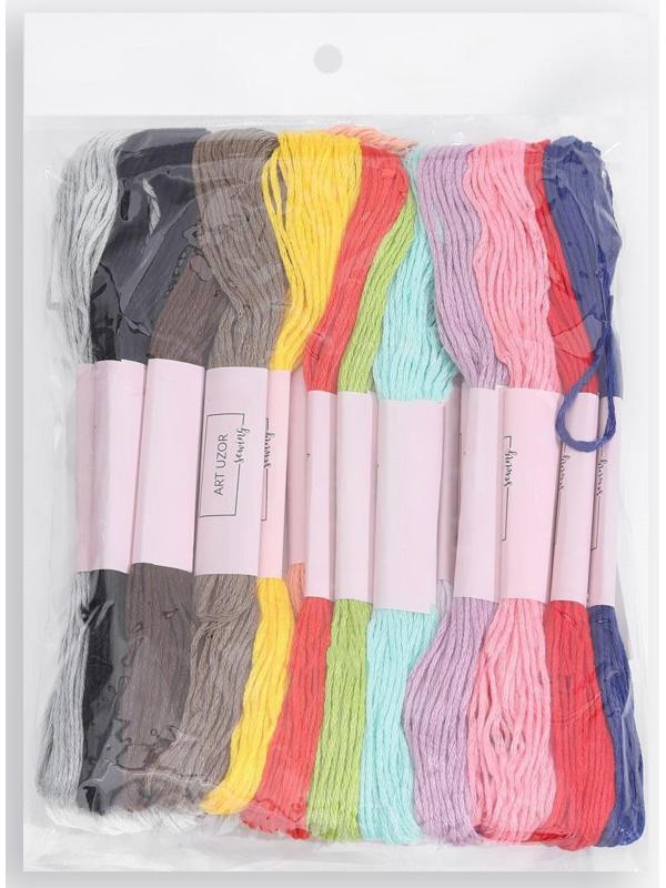 Набор ниток мулине, №3/4, 8 ± 1 м, 24 шт