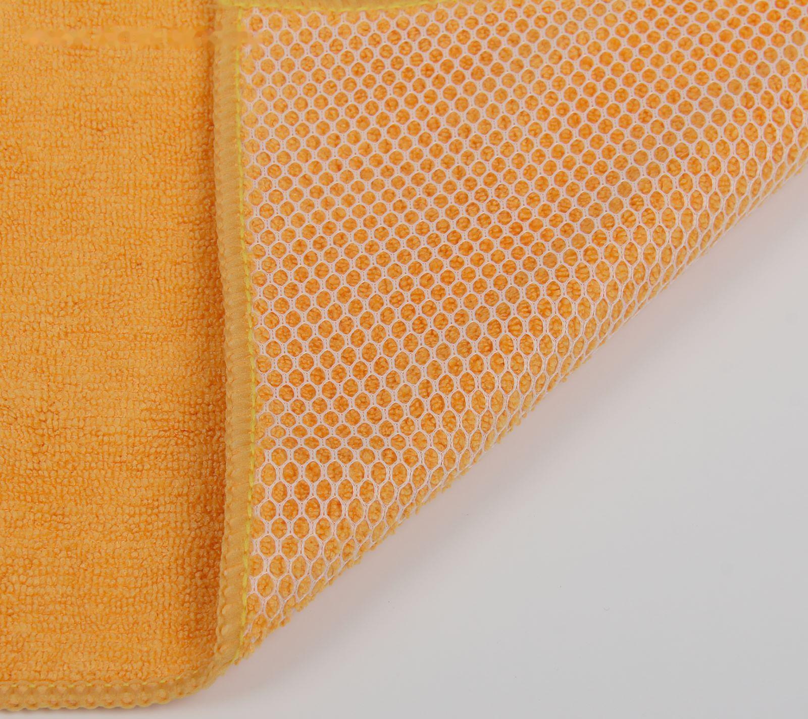 Салфетка Airline из микрофибры и коралловой ткани, оранжевая, 35х40 см