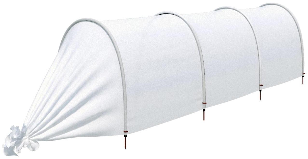 Парник прошитый, длина 3 м , 4 дуги из пластика, дуга L = 2 м, d = 20 мм, спанбонд 45 г/м², «Агроном»